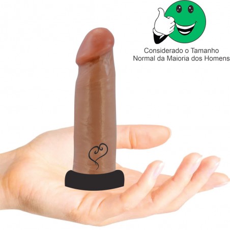 Pênis N 02 Básico Royal Dildo 14cm X 4cm inNamorata Super Macio Prótese Peniana