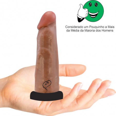 Pênis N 08 Básico Prótese Peniana Dildo 15cm X 4,5cm inNamorata Super Macía