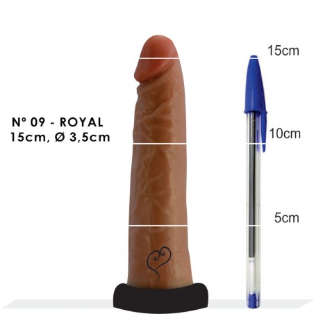 Pênis N 09 Básico Prótese Peniana Super Macia Dildo 15cm X 3,5cm inNamorata