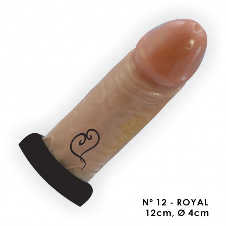 Pênis N 12 Básico Prótese Peniana Soft Dildo 12cm X 4cm inNamorata