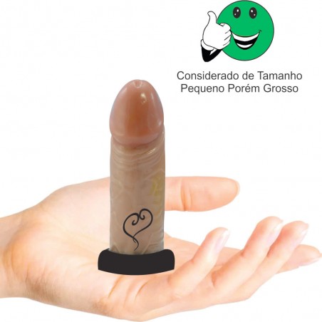 Pênis N 12 Básico Prótese Peniana Soft Dildo 12cm X 4cm inNamorata