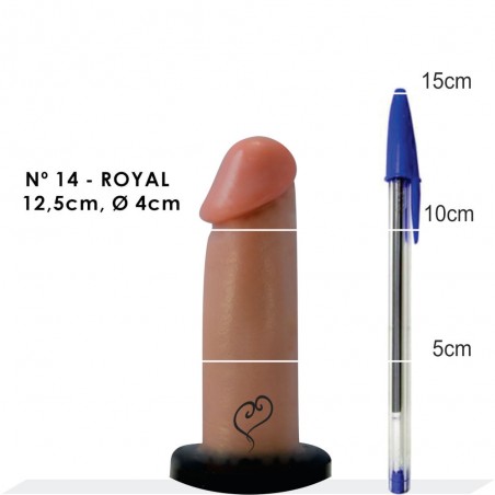 Pênis N 14 Básico inNamorata Dildo 12cm X 4,5cm Prótese Peniana Super Macia