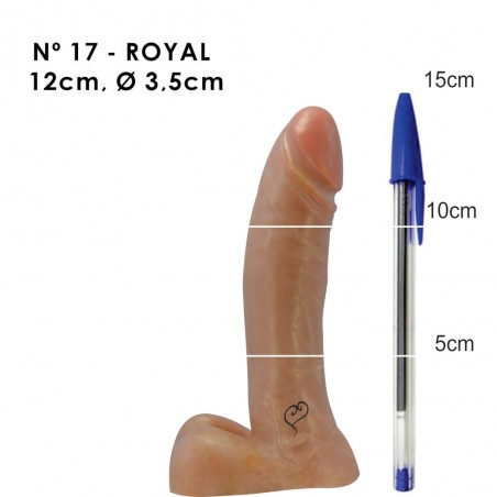 Pênis N 17 Básico Prótese Dildo 12cm X 3,5cm Macia inNamorata