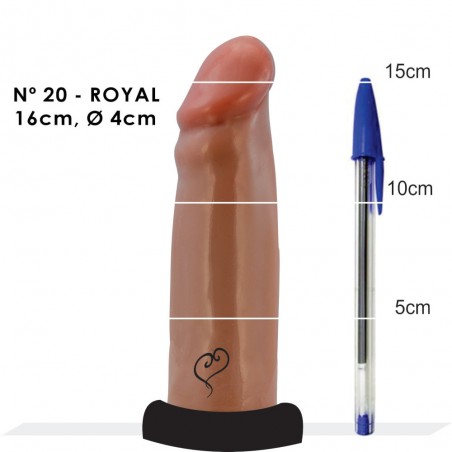 Pênis N 20 Básico Prótese Peniana Dildo 16cm X 4,5cm Super Macia inNamorata Love Itens