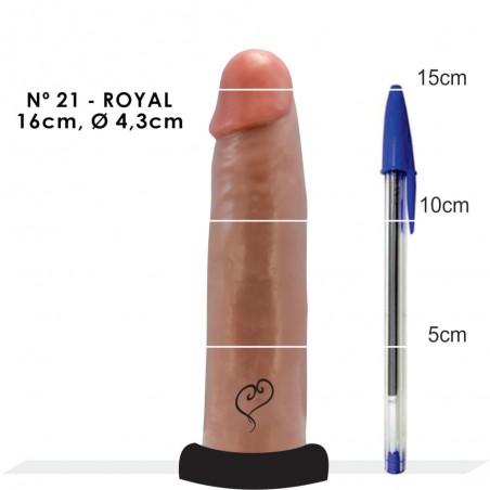 Pênis N 23 Básico Prótese Peniana Dildo 17cm X 4,3cm Super Macia inNamorata Love Itens