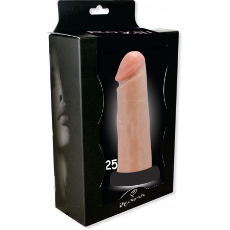 Pênis N 25 Básico Prótese Peniana Super Macia Dildo 17cm X 4,7 cm inNamorata Love Itens