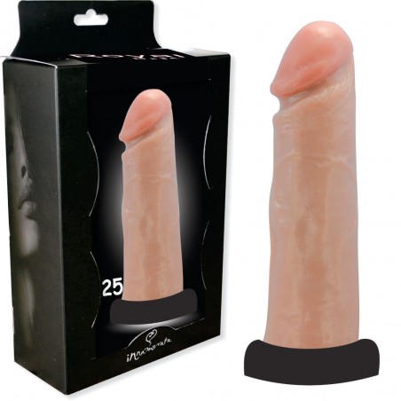 Pênis N 25 Básico Prótese Peniana Super Macia Dildo 17cm X 4,7 cm inNamorata Love Itens