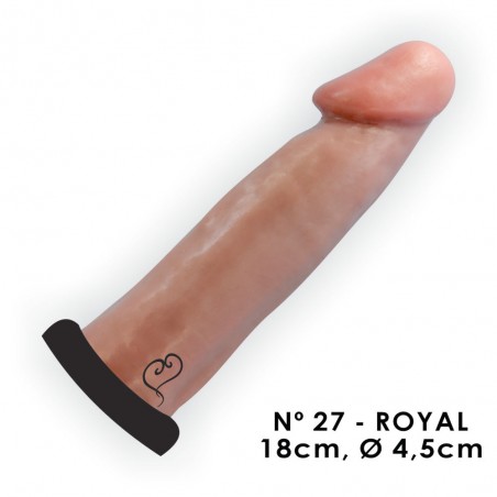 Pênis N 27 Básico Cabeçudo Dildo 18cm X 4,5 cm Prótese Peniana Cyber Gel Super Macia inNamorata