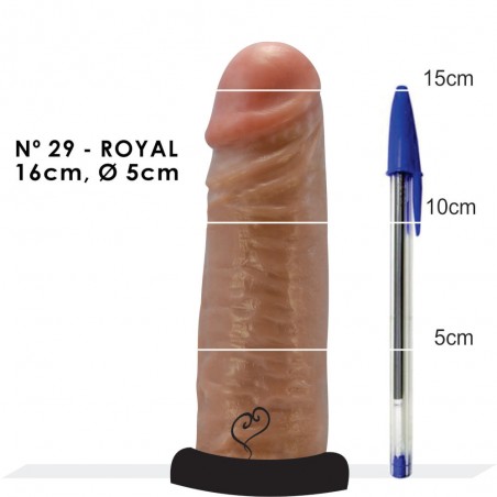 Pênis N 29 Básico Grosso Dildo 16cm X 5 cm Prótese Peniana Super Macia inNamorata Love Itens