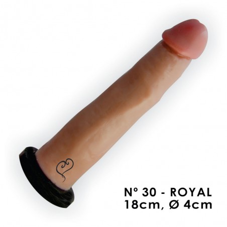 Pênis N 30 Básico Comprido Prótese Peniana Dildo 18cm X 3,5 cm Super Macia inNamorata Love Itens