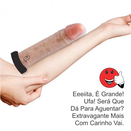 Pênis N 31 Básico Prótese Peniana Super Macia Dildo 19cm X 4,5 cm inNamorata Love Itens
