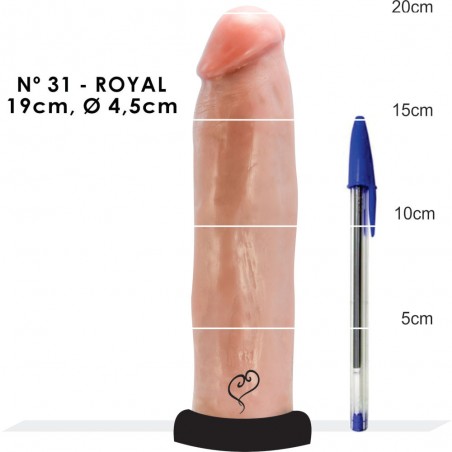 Pênis N 32 Básico. Prótese Super Macia Dildo 16cm X 4,5 cm inNamorata Love Itens