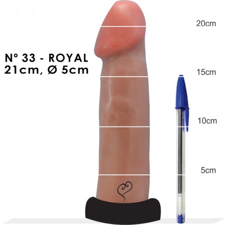 Pênis N 33 Básico. Prótese Super Macia Dildo 21cm X 5 cm inNamorata Love Itens