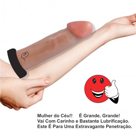Pênis N 33 Básico. Prótese Super Macia Dildo 21cm X 5 cm inNamorata Love Itens