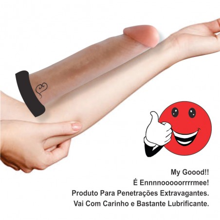 Pênis N 034 Básico Super Prótese Peniana Soft Dildo 23cm X 5 cm  inNamorata
