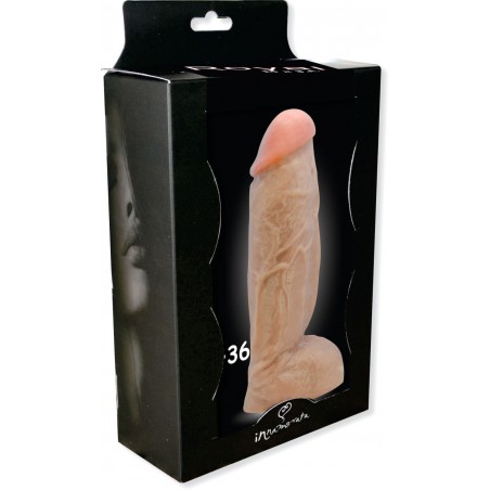 Pênis N 036 Básico Super Com Bag Prótese Peniana Dildo 19cm X 6,5 cm inNamorata Love Itens
