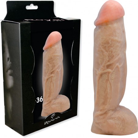 Pênis N 036 Básico Super Com Bag Prótese Peniana Dildo 19cm X 6,5 cm inNamorata Love Itens
