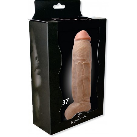 Pênis N 037 Básico Com Bag Prótese Peniana Super Dildo 24cm X 6,5 cm inNamorata Love Itens