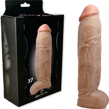 Pênis N 037 Básico Com Bag Prótese Peniana Super Dildo 24cm X 6,5 cm inNamorata Love Itens