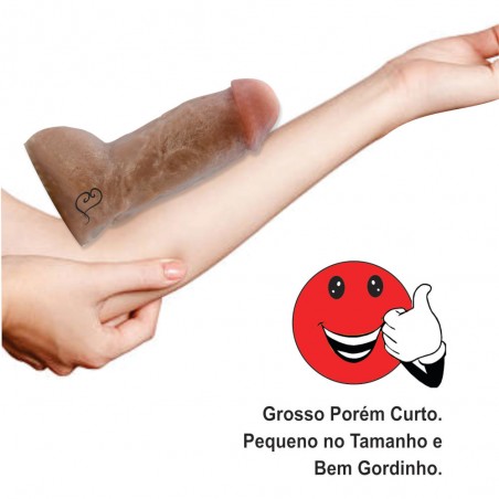Pênis N 38 Largura Avantajada Dildo 14cm X 6,5 cm inNamorata Cyber Gel Especial