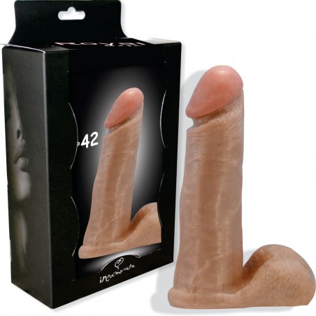 Pênis Básico N 42 Com Saco Escroto Dildo 16cm X 4,5cm Prótese Peniana Delicia Prazerosa inNamorata