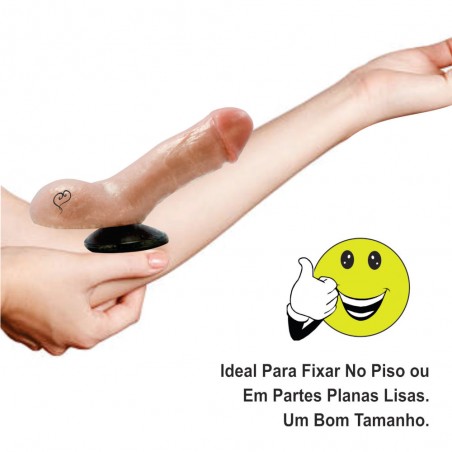 Pênis Ereto Delicia Especial N 44 Com Ventosa Dildo 11cm X 3,7cm Maravilhoso