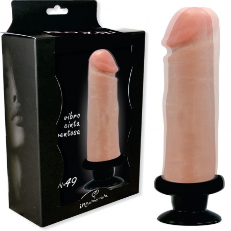 Pênis N 49 Versátil Vibrador Dildo 18cm X 4 cm Ventosa Para Grudar Piso Revestimento