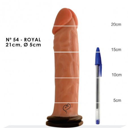 Impiedoso Pênis Royal N 54 Dildo 21cm X 5 cm Bruto Prótese Peniana Gloriosa