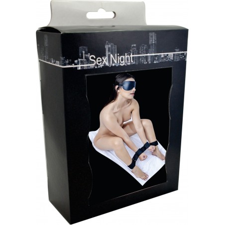 Algemas Punhos & Tornozelos Com Venda Tapa-olhos InNamorata Love Items