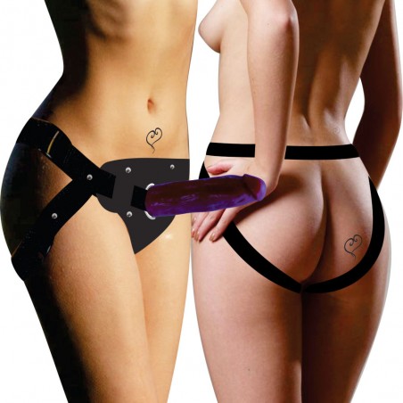 Strap On Maxx Color Pênis Com Cinta 20cm Ousado