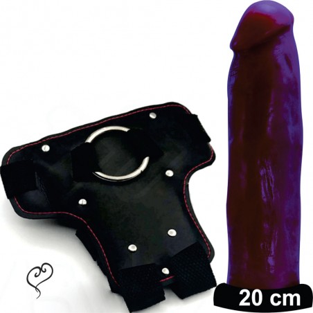 Strap On Maxx Color Pênis Com Cinta 20cm Ousado
