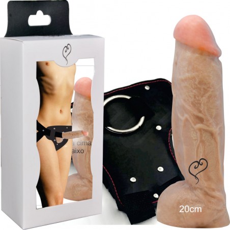 Strap On Maxx 19CM Pênis Com Cinta Ousado Maravilhoso