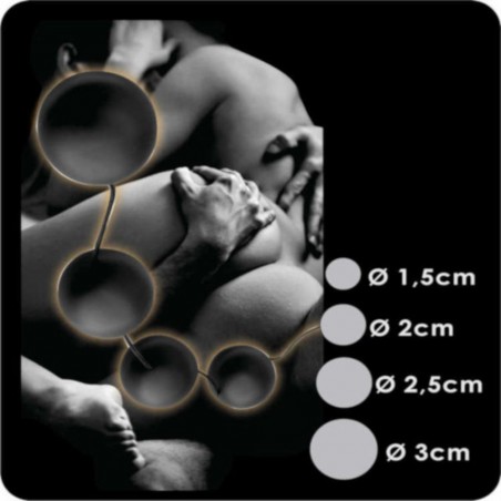 Colar Crescente Tailandês Anal Beads Bolas Anais Esferas Bolinhas