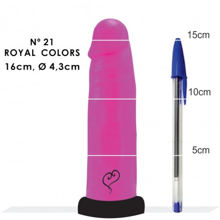 Dildo Maravilhoso Colors Pênis N 21 Pink Básico inNamorata
