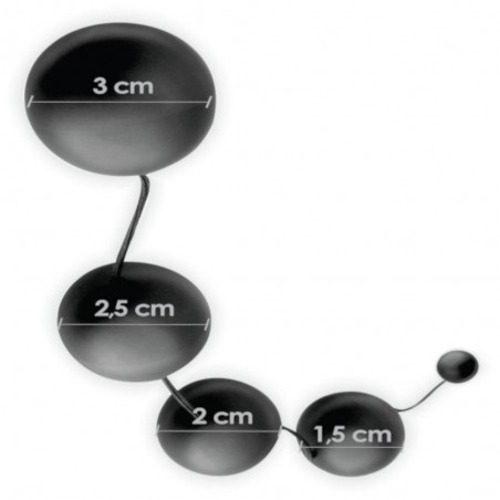 Colar Crescente Tailandês Anal Beads Bolas Anais Esferas Bolinhas