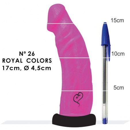 Dildo Maravilhoso Colors Curve Pênis N 26 Pink Básico inNamorata
