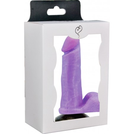Dildo Maravilhoso Colors Com Ventosa Pênis N 42 Lilás Básico Com inNamorata