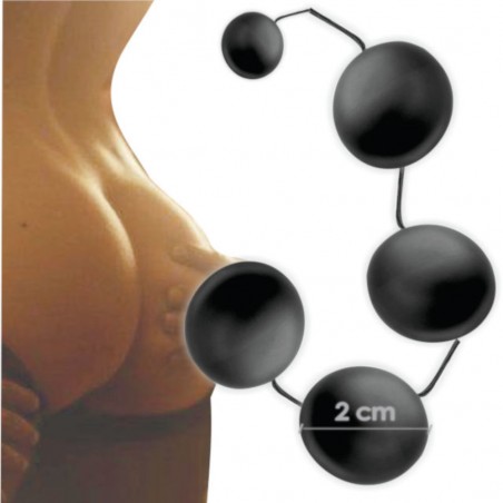 Colar Tailandês Anal Beads 4 Bolas Esferas Bolinhas do Prazer Fetiche Innamorata Love Items