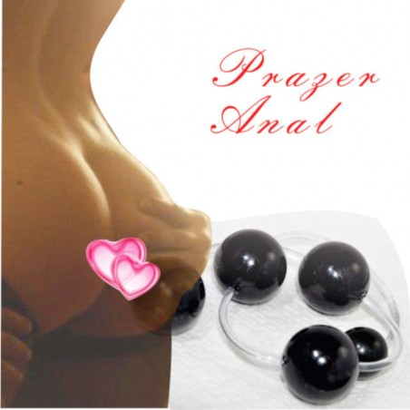 Colar Tailandês Anal Beads 4 Bolas Esferas Bolinhas do Prazer Fetiche Innamorata Love Items