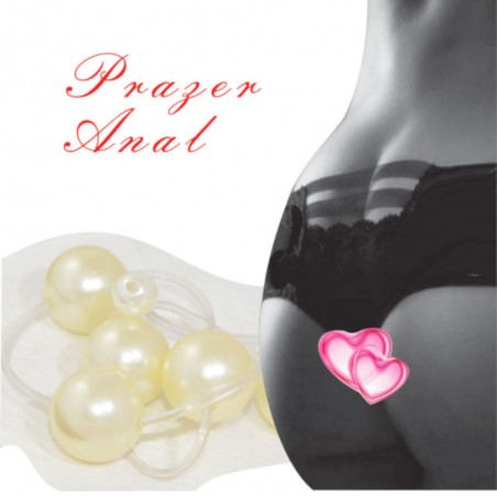 Colar Tailandês Anal Beads 5 Bolas Anais Esferas Bolinhas Fetiche inNamorata Love Items