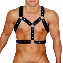 Harness Peitoral Top Gladiador CouroEco Ruthless Collection
