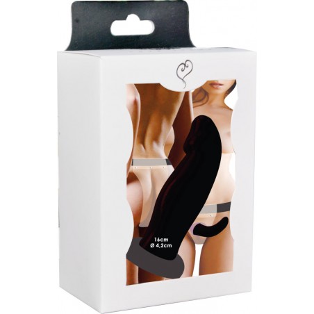 Strap On Avatar Black Cinta Translúcida Regulável Ousadamente Sexy