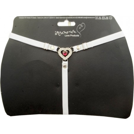 Calcinha Joia Dourada Cravejada de Strass e Pedras Pink Very Sexy Ousada Luxo inNamorata
