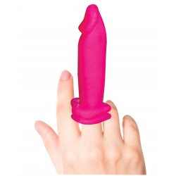 Dedo Dela Chica Pink Fun Capa Dedeira Formato Pênis Atrevido Prazer