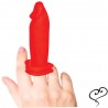 Dedo Dela Chica Red Luxo Capa Dedeira Formato Pênis Atrevido Prazer