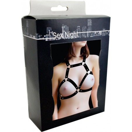 Sutiã Harness Arnês Fashion Arreio Couro Eco inNamorata Love Items