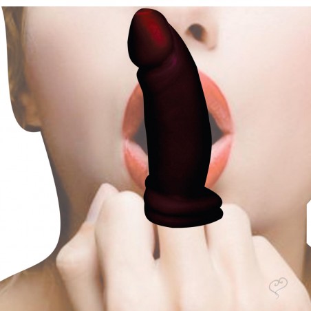 Dedo Delo Chico Capa Dedeira Black Sexy Formato Pênis Atrevido Prazer