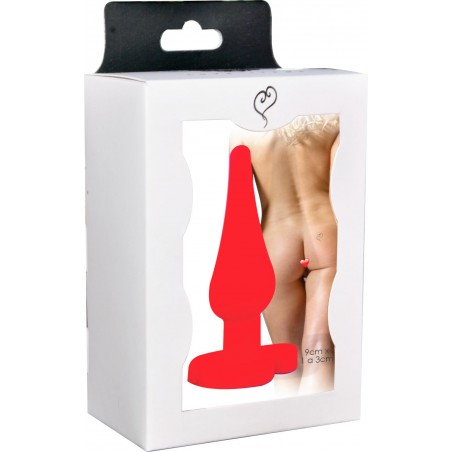 Plug Anal Red Luxo Color Cinturado Pluguinho Delicia Prazeroso Delicado Soft