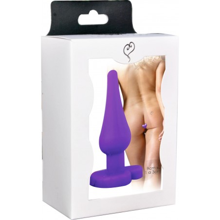 Plug Anal Lilás Fashion Color Cinturado Pluguinho Delicia Prazeroso Delicado Soft