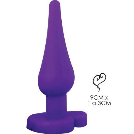 Plug Anal Lilás Fashion Color Cinturado Pluguinho Delicia Prazeroso Delicado Soft